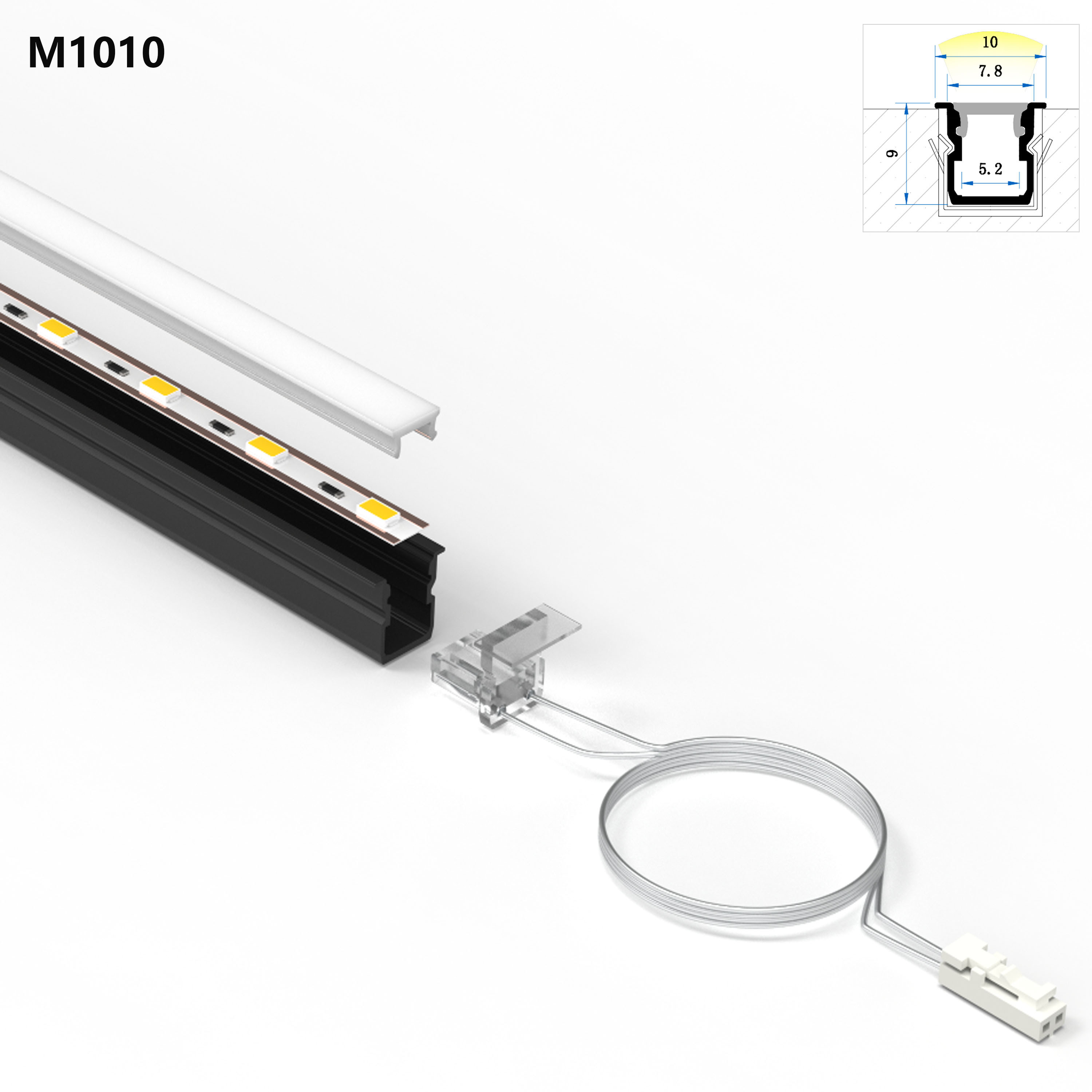 New products supply solder free wholesale cheap 120 LED/m solder free LED strip lamp 8mm PCB CRI90 can be cut without spots