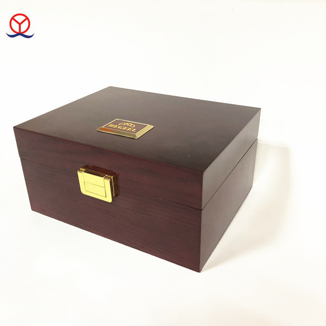 custom  luxury design cheap price handmade high quality plain watch packaging wooden gift boxes