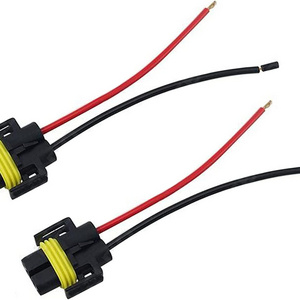 iBrightstar H11 H9 H8 880 881 Female Adapter Wiring Harness Sockets Wire for Headlights or Fog Lights