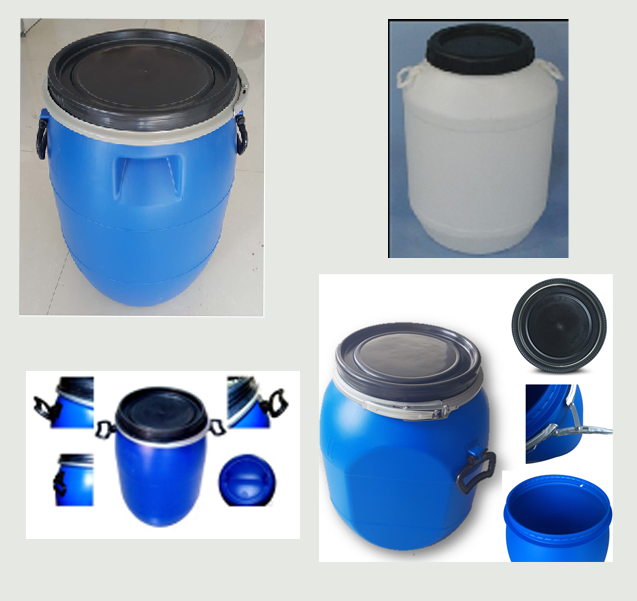 2023 Hot Sales High Quality Plastic Barrel Drum 200 Liter HDPE Open Top Blue Plastic Drum With Cheap Price Vietnam Manufacturer