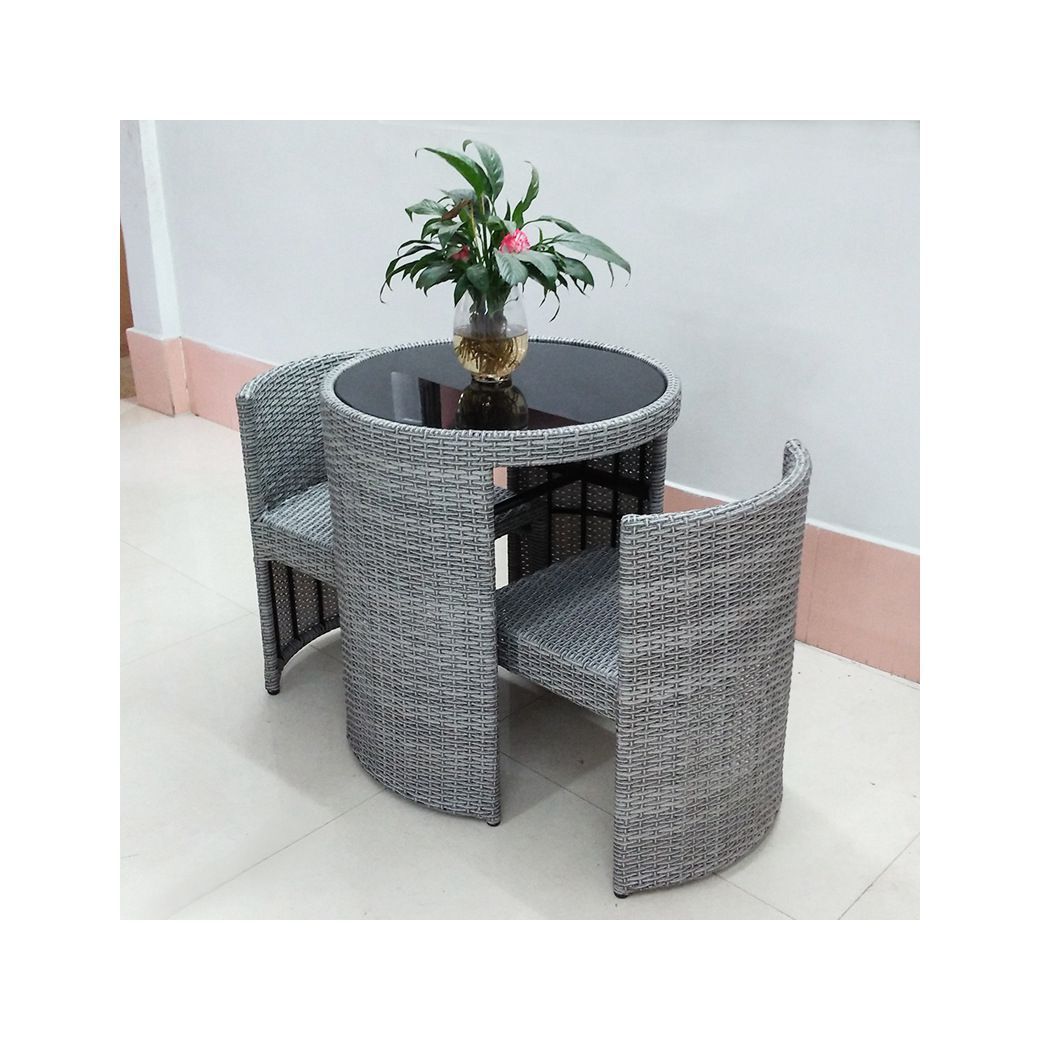 Unique design Modern Waterproof Outdoor Garden patio Furniture Rattan Coffee table garden sets