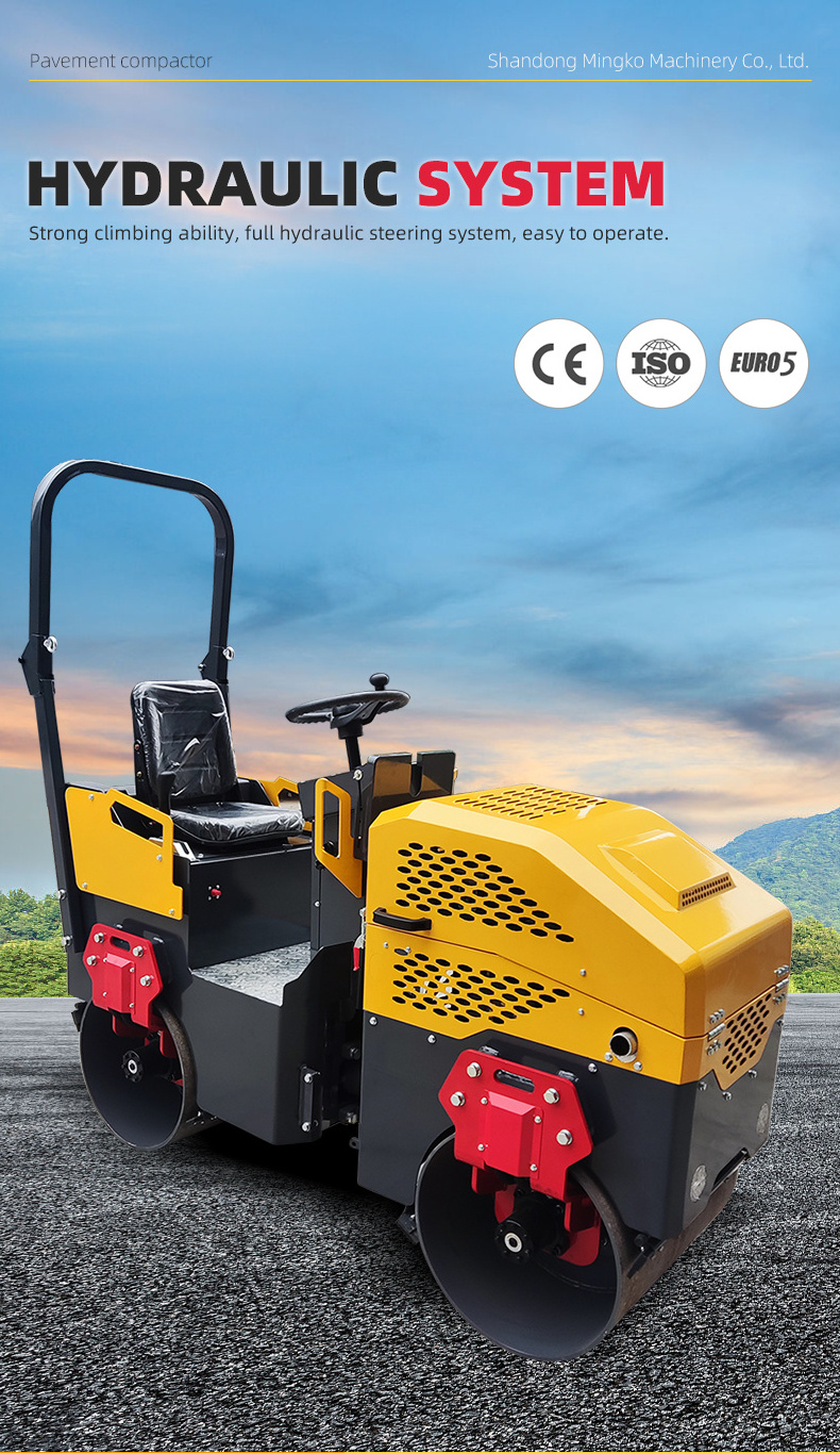 Road Roller Machine Industrial Compactor Machine Hydraulic Vibrating Road Roller for Sale