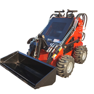 MINGKO 380 Small Crawler Wheel Garden Stock Available Forest Mulcher Small Mini Track Skid Steer Articulated Loader