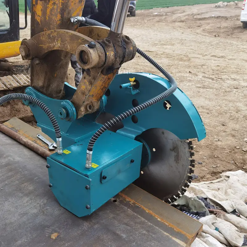 MONDE Excavator Rock Saw for cutting concrete and stones