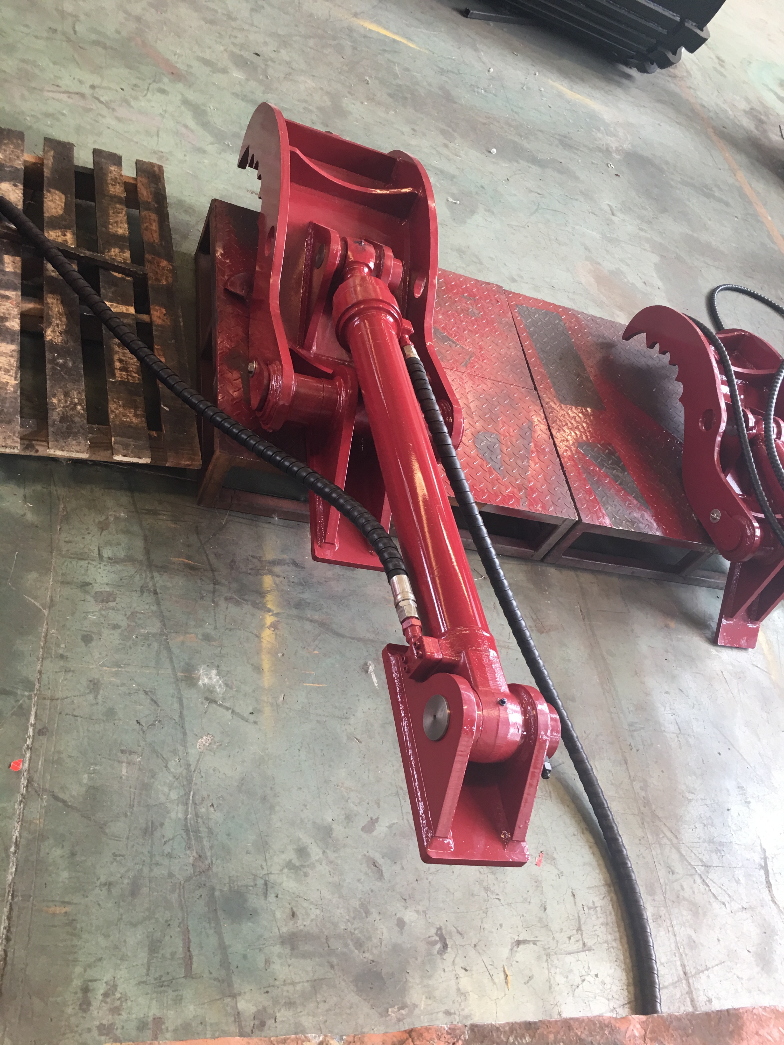 MONDE 12-30 ton Excavator HYDRAULIC thumb mechanical grapple thumb bucket pin on welded on progressive link type