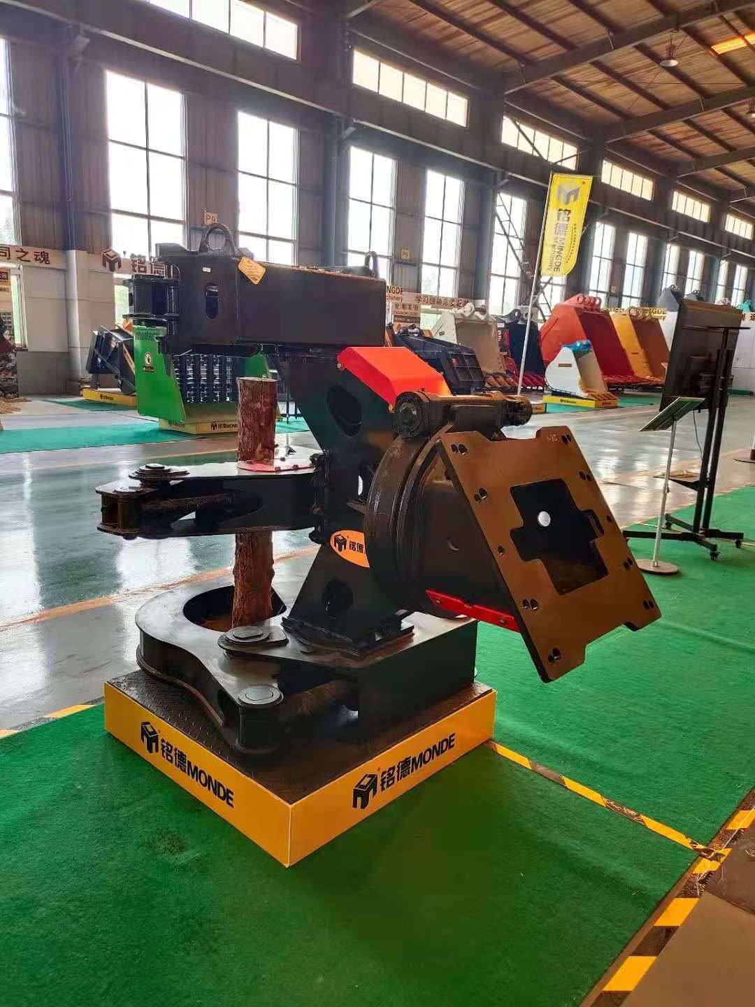 MONDE excavator tree cutter shear felling machine