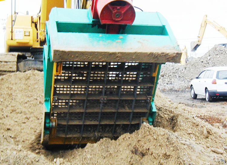 MONDE Horizontal screening bucket Flat Vibrating Sorting equipment for excavator