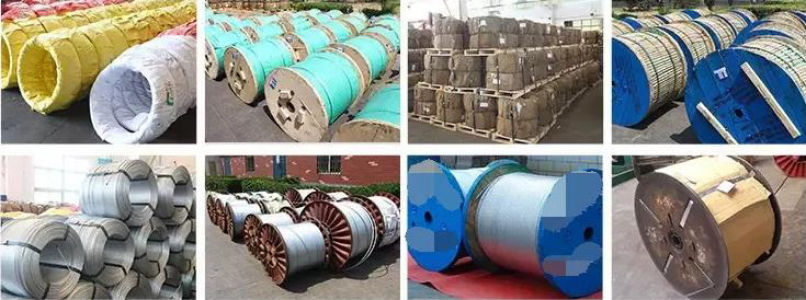 Customized galvanized/ungalvanized Steel Wire Rope Steel Cable