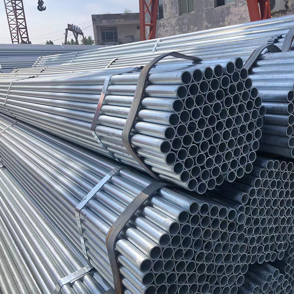 Anti-corrosion Galvanized Round Pipe Hot-dip galvanized steel pipe 4 inch