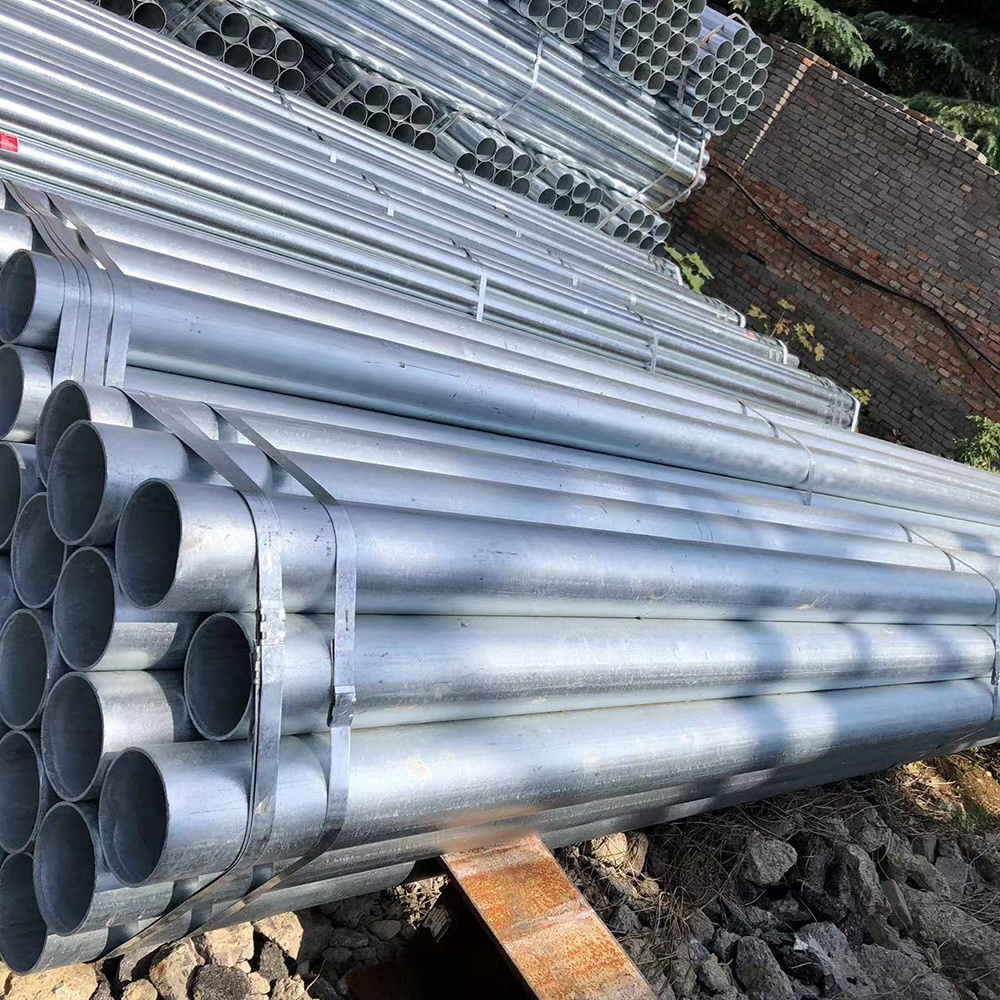 Anti-corrosion Galvanized Round Pipe Hot-dip galvanized steel pipe 4 inch