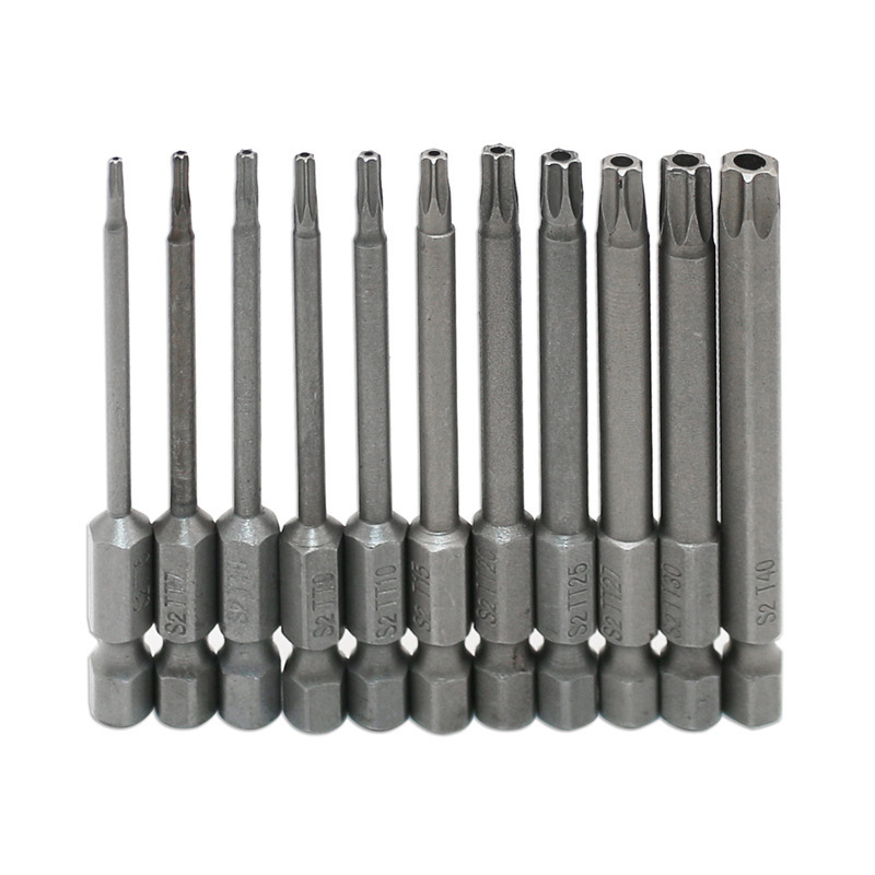 12 pieces S2 Steel Security Bit Driver Set Security Torx Driver Bit set