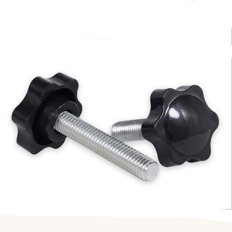 Plum handle screw hand screw bolt torx plastic head thumb screws with handle rubber head M4 M5 M6 M8 M10 M12