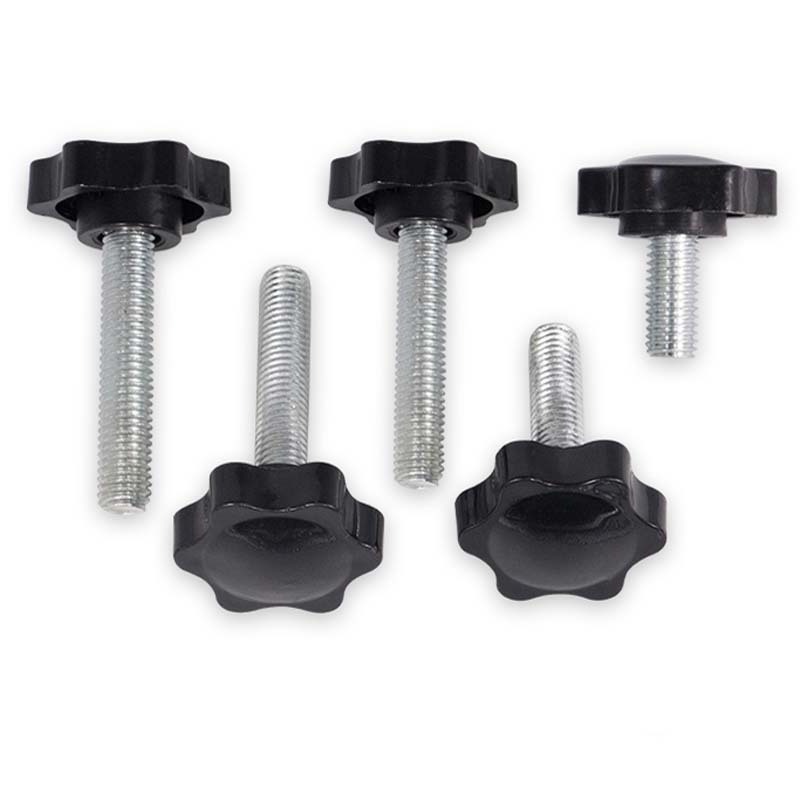 Plum handle screw hand screw bolt torx plastic head thumb screws with handle rubber head M4 M5 M6 M8 M10 M12