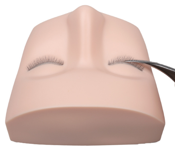 3 Layers Silicon Lash Mannequin Head Lash Extension Training Practice Head mannequin doll head for eyelash extension training