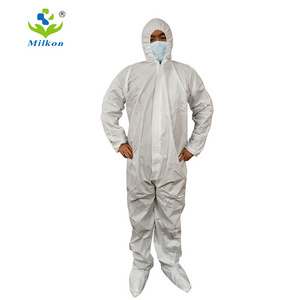 ppe disposable coverall anti-static disposable coverall with shoes