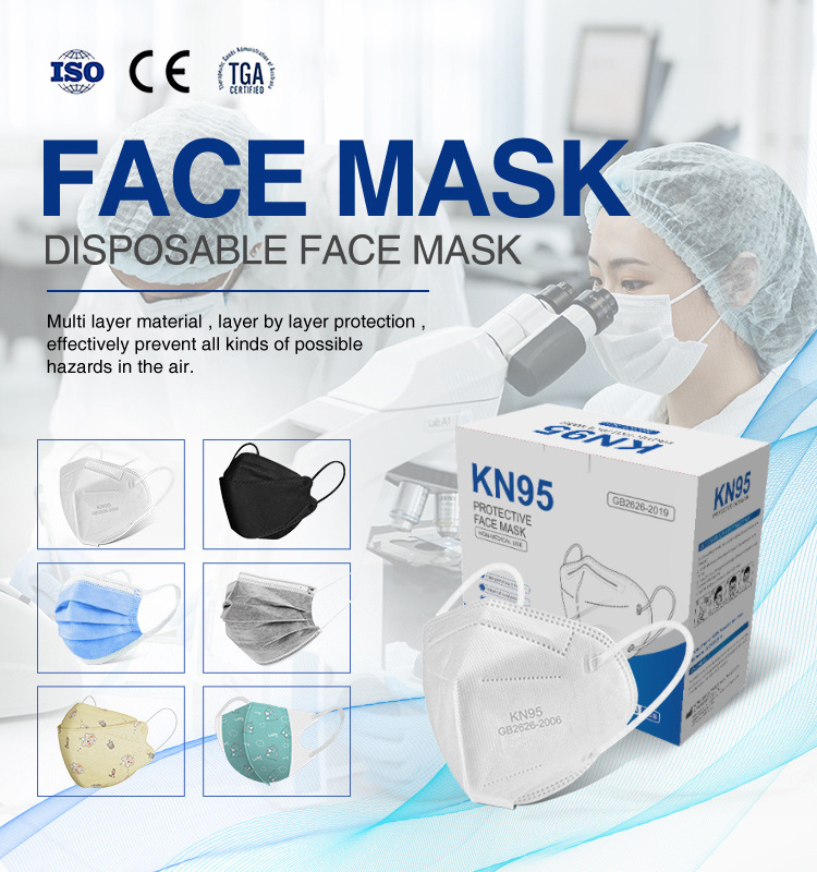 ffp2 fish mask protective face mask ce en149 disposable ffp2 dust mask