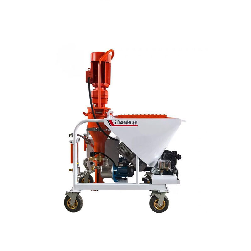 Automatic Wall Portable Cement Plaster Machine/ Render Machine With High Quality Diesel Engine Plaster