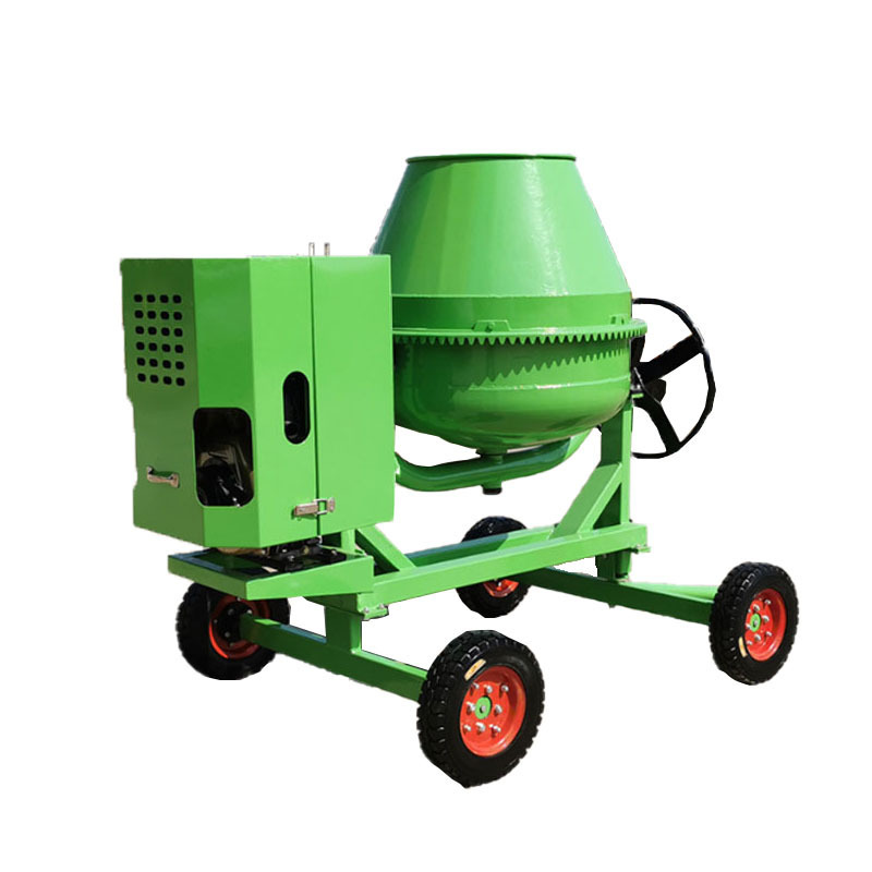 Manual tilt drum mixer portable concrete mixer