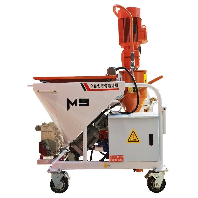 Automatic Wall Portable Cement Plaster Machine/ Render Machine With High Quality Diesel Engine Plaster