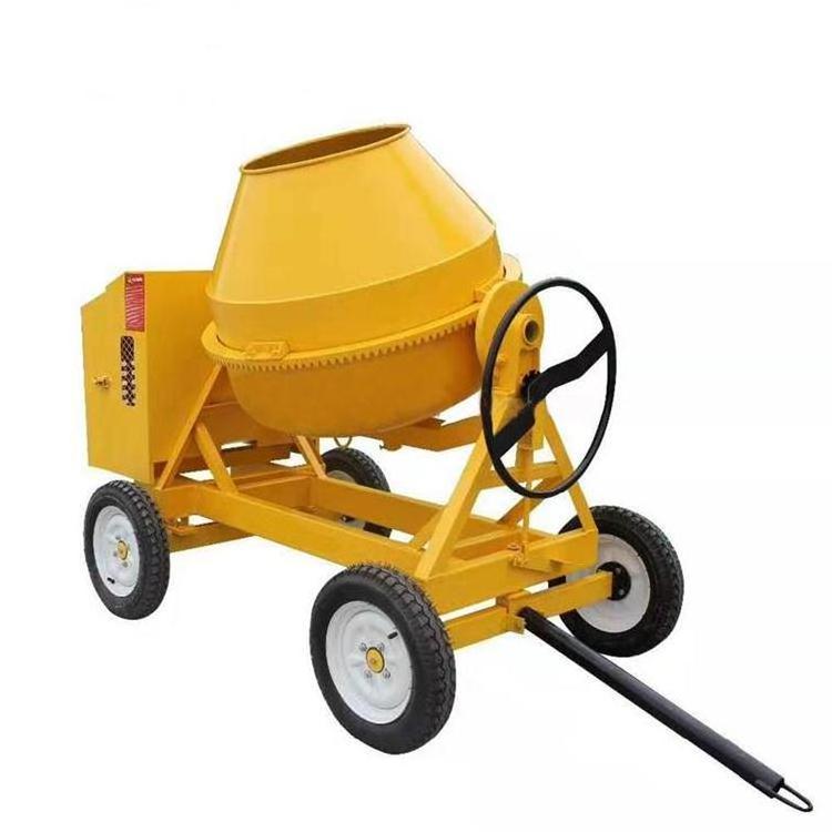 Manual tilt drum mixer portable concrete mixer