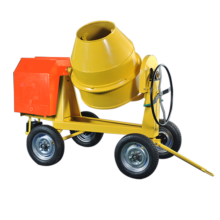 Manual tilt drum mixer portable concrete mixer