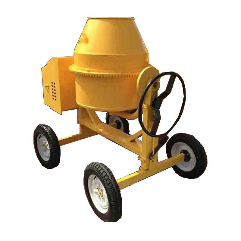 Manual tilt drum mixer portable concrete mixer