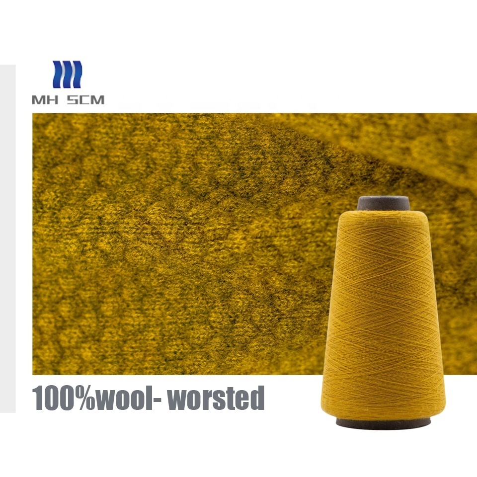 wholesale yarn suppliers 100% wool yarn cone dyed machine washable buy wool merino yarn knitting wool