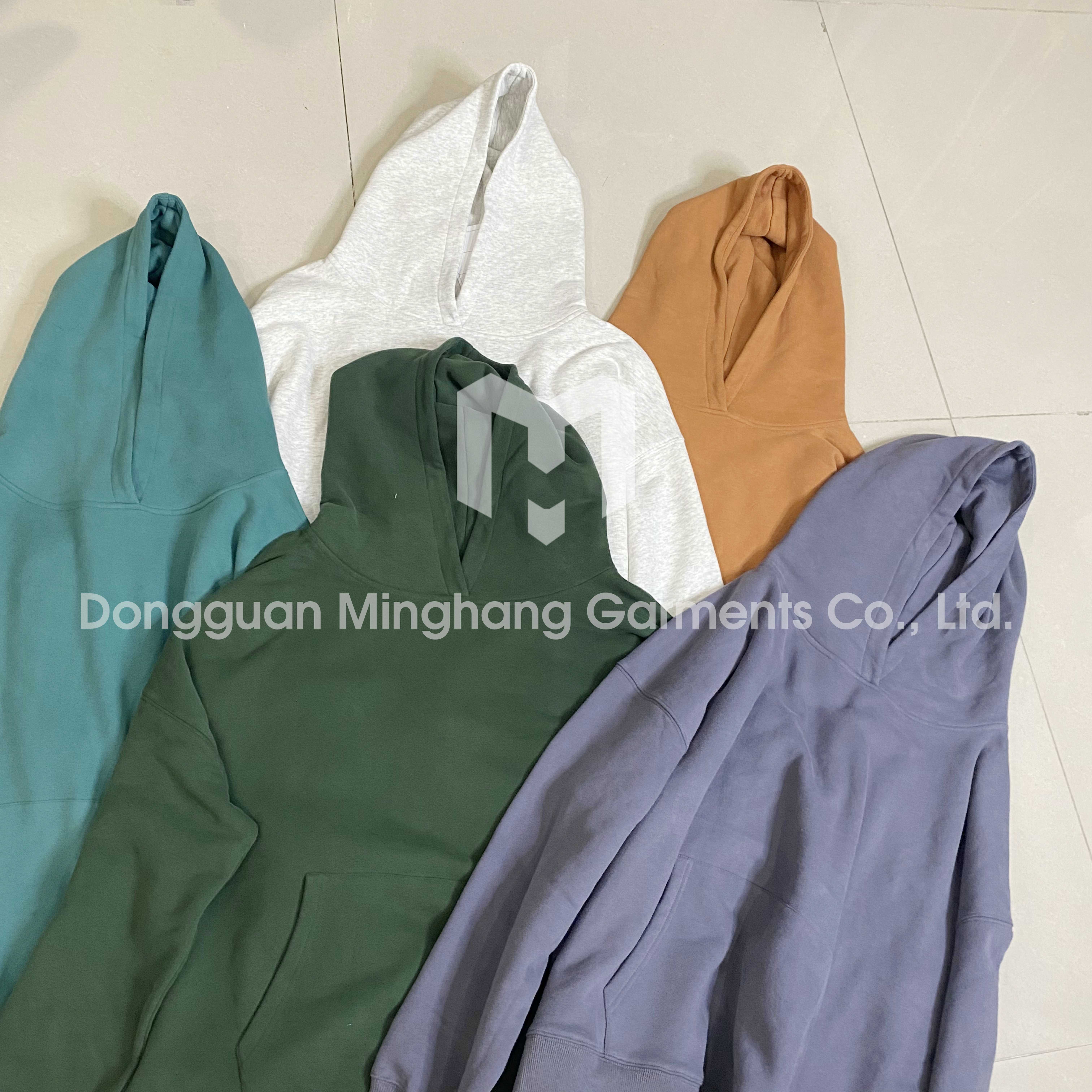 Luxury Cotton Thick Heavy 600 Gsm French Terry Pullover Boxy Hoodie Custom Drop Shoulder Fleece Oversized Hoodies