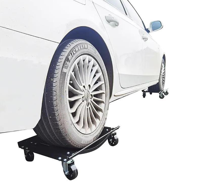 Car Dollies Under Vehicle Tire Skates with Heavy Duty Roller Wheel Casters For Moving, Positioning Vehicles or Boats by Pentagon