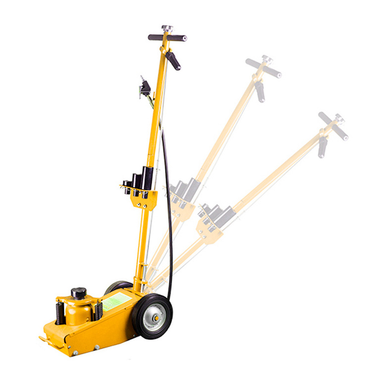 LOW PROFILE AIR HYDRAULIC 22 TON TROLLEY JACK TRUCK GARAGE FLOOR TOOL