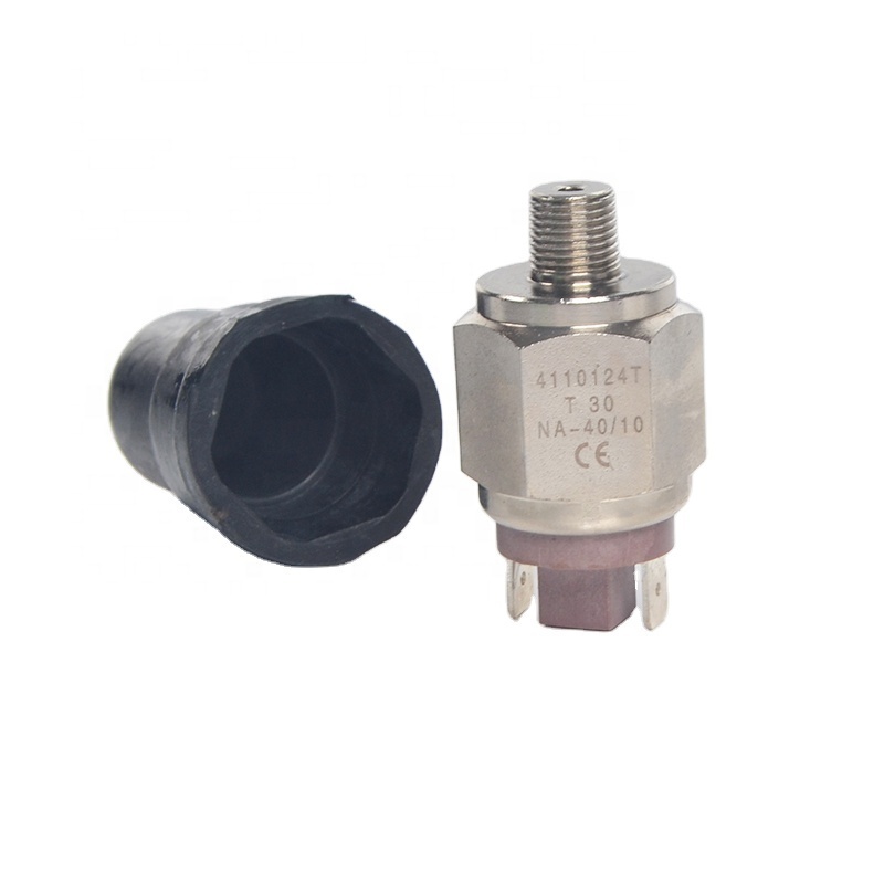 Adjustable 1 - 30bar 1/4 external thread normally open NO type mechanical pressure control switch QPM13-NO