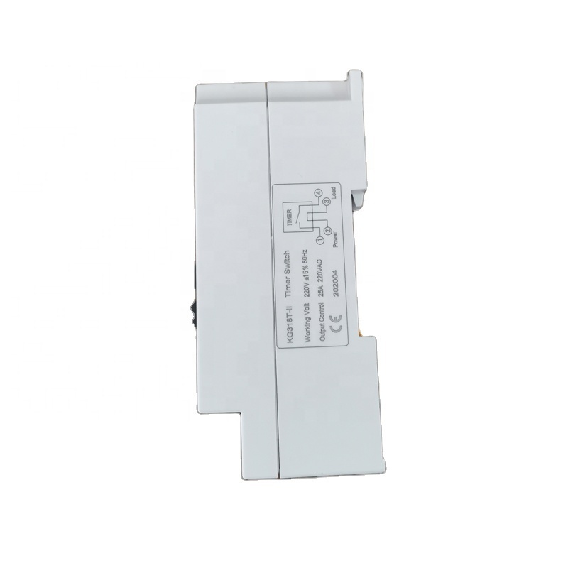 KG316-II din rail weekly programmable auto off on digital timer switch 220V