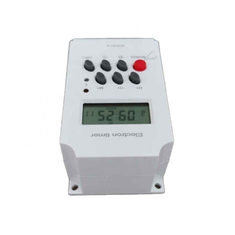 KG316-II din rail weekly programmable auto off on digital timer switch 220V