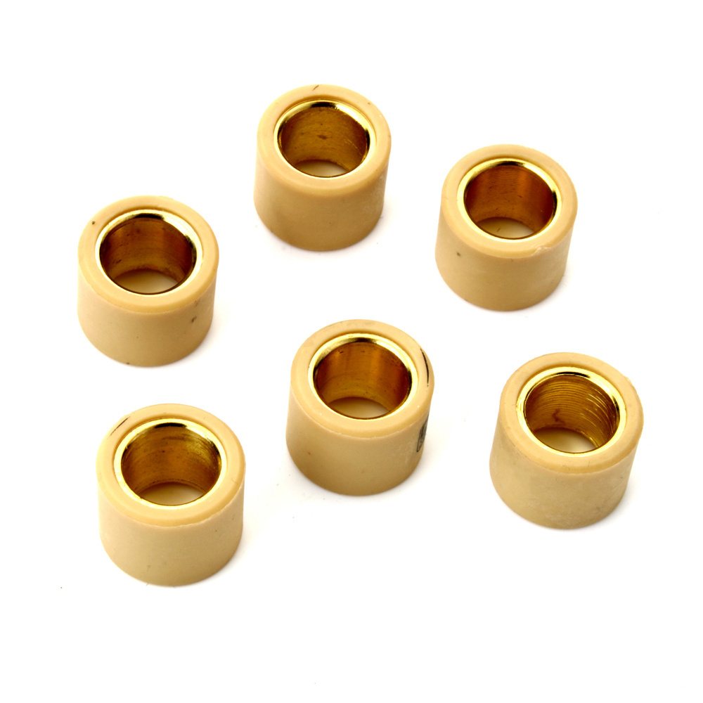 6PC Engine Variator Roller Weights 20x17mm For Leonardo125 Leonardo150 Dragster180 200cc Scooter Motorcycle