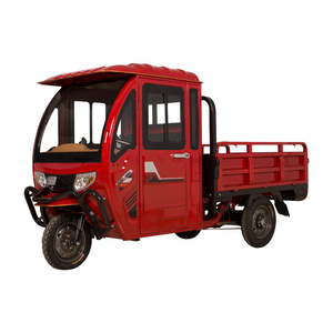 Minghong China wholesale Cargo tricycle powered by battery Good trike three wheel electric tricycle fully enclosed for adult