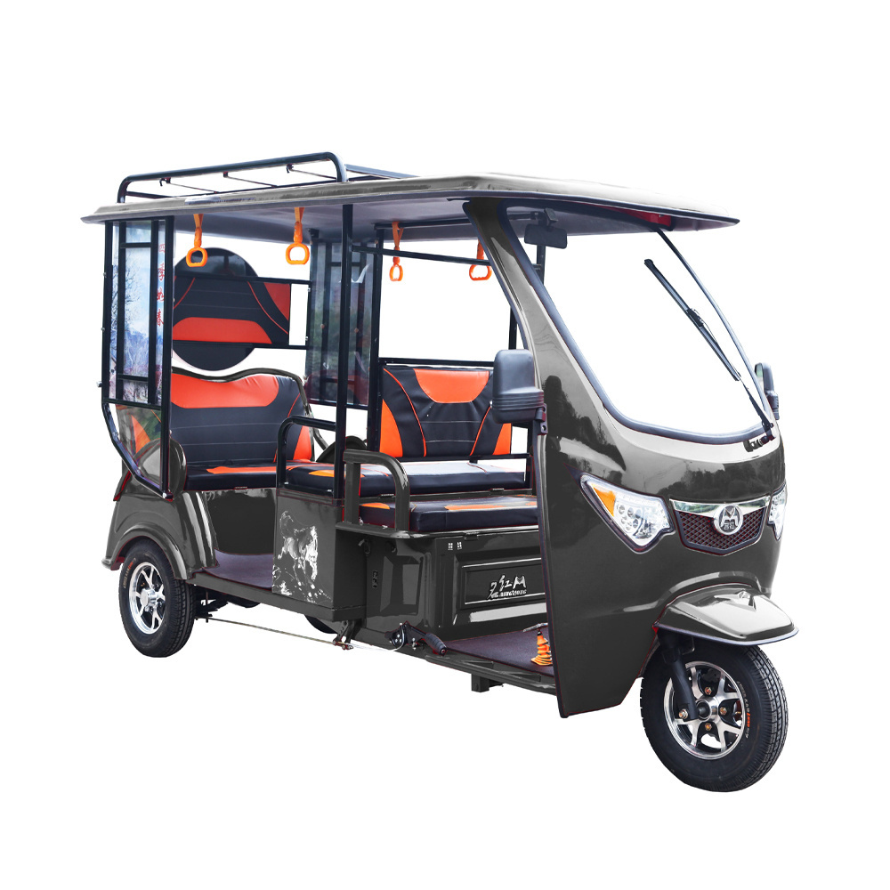 Solar Panel Fashionable  E Rickshaw Market 3 Wheeler Auto Tricycle 60v  Toto Rickshaw  With Heavy Body in USA