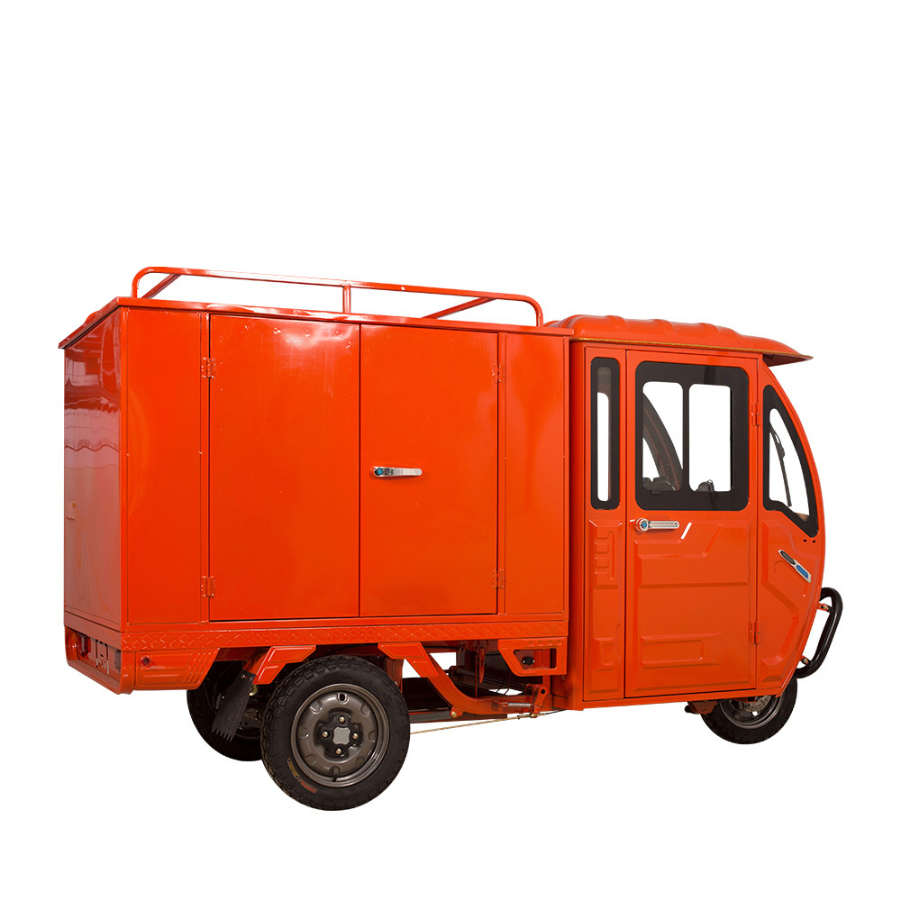 2022 Solar Motor 1200w Adult Electric Three Wheel Truck Cargo Loader 500kg Trike With Different Cargo Box Sizes