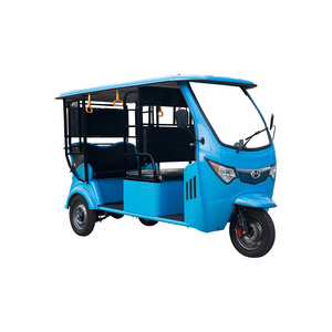 Ghana Adult 60v Passenger Tricycle With Cabin 3 Wheel Rickshaw Tricycle