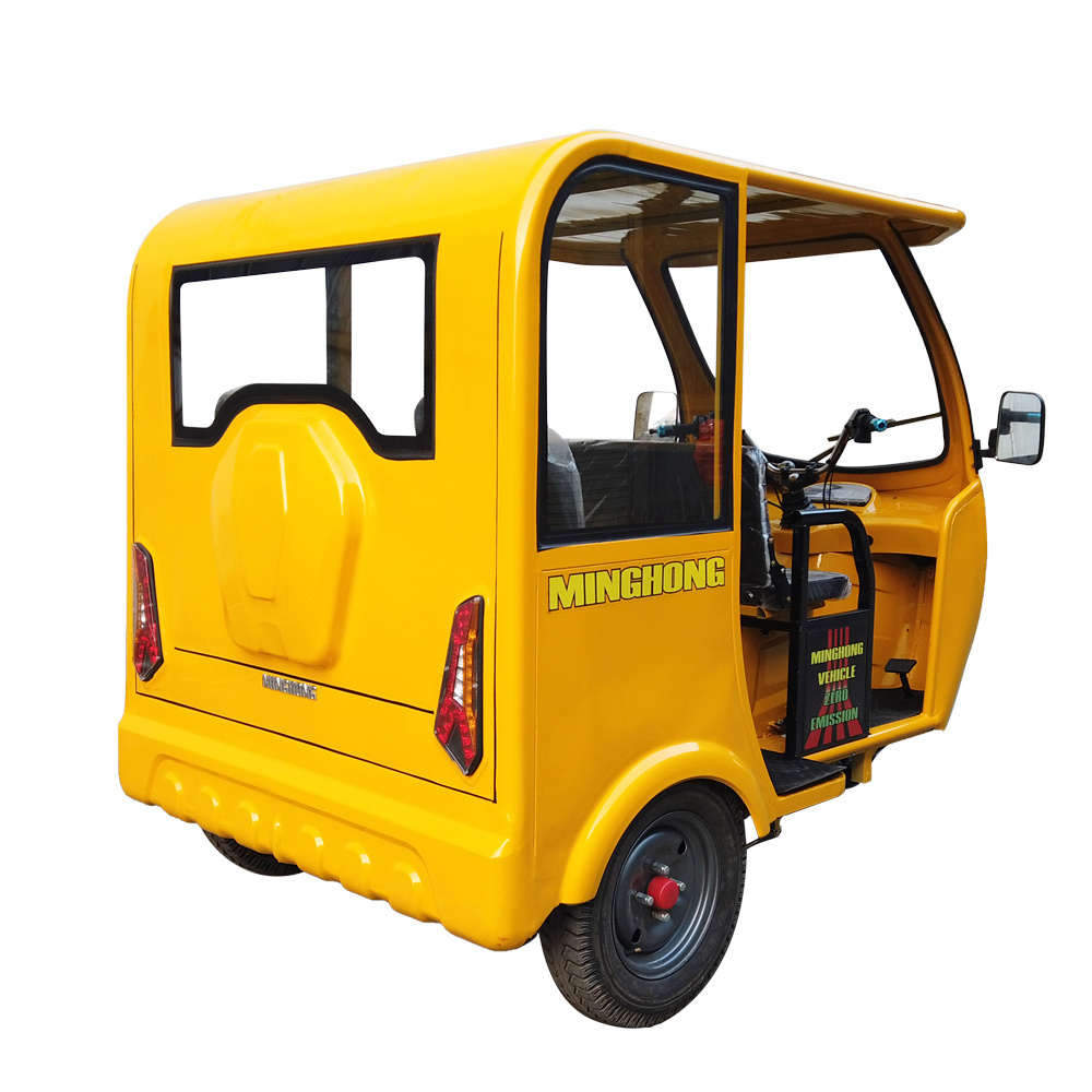 minghong aries Tuk tuk for sale in usa electric power moto taxi for transport 6 passenger seats