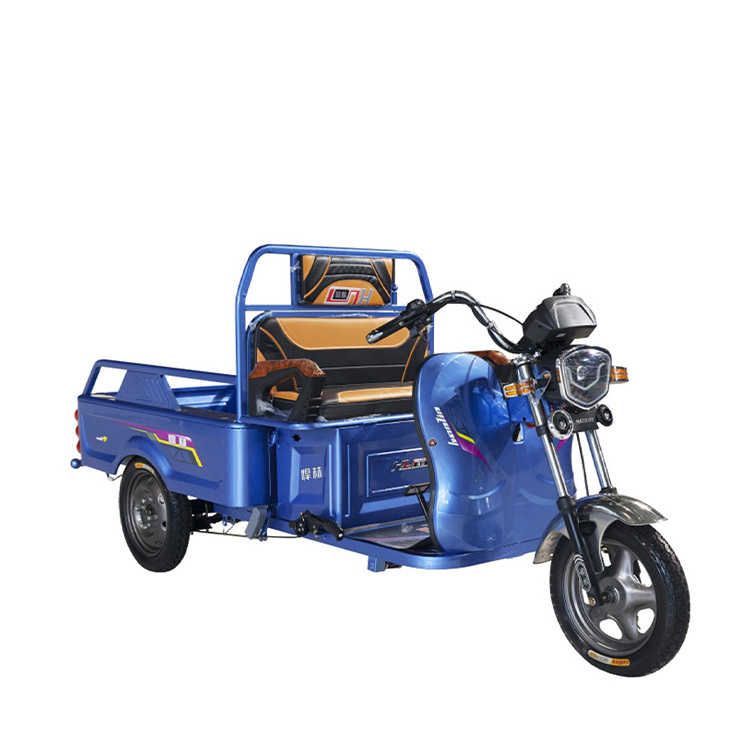 Cheap Chinese Factory 1200w Three Wheel Motorcycle For Farm Trike Three Wheel Truck Cargo Truck Mini Dump Tricycle