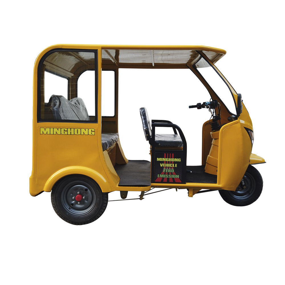 E-mark Approved Auto Mobility Electric Tricycle Rickshaw Three Wheel Cabin Car Motorcycle Moto Taxi