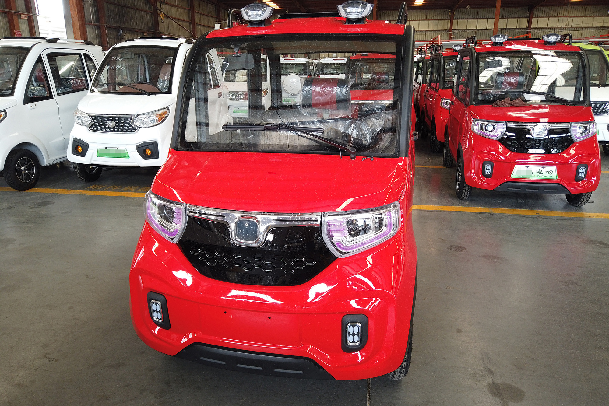 2022  Hot-selling new energy electric mini car with air-condition electric rickshaw 60v1500w 4 Four Wheel Electric Car