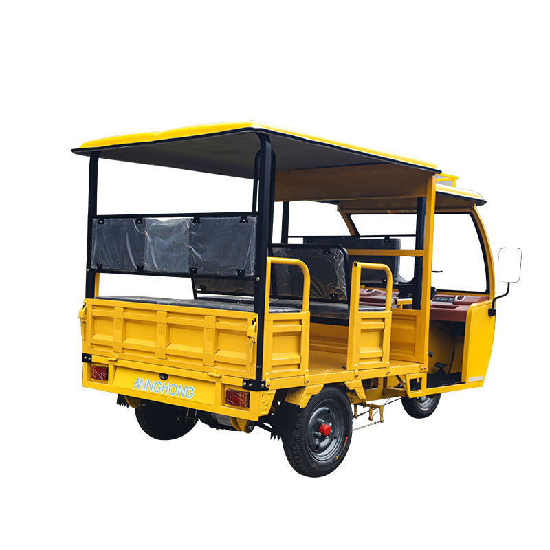 60V 72V 3000W 4-6 passenger three wheel Electric Rickshaw Pedicab With COC for sale