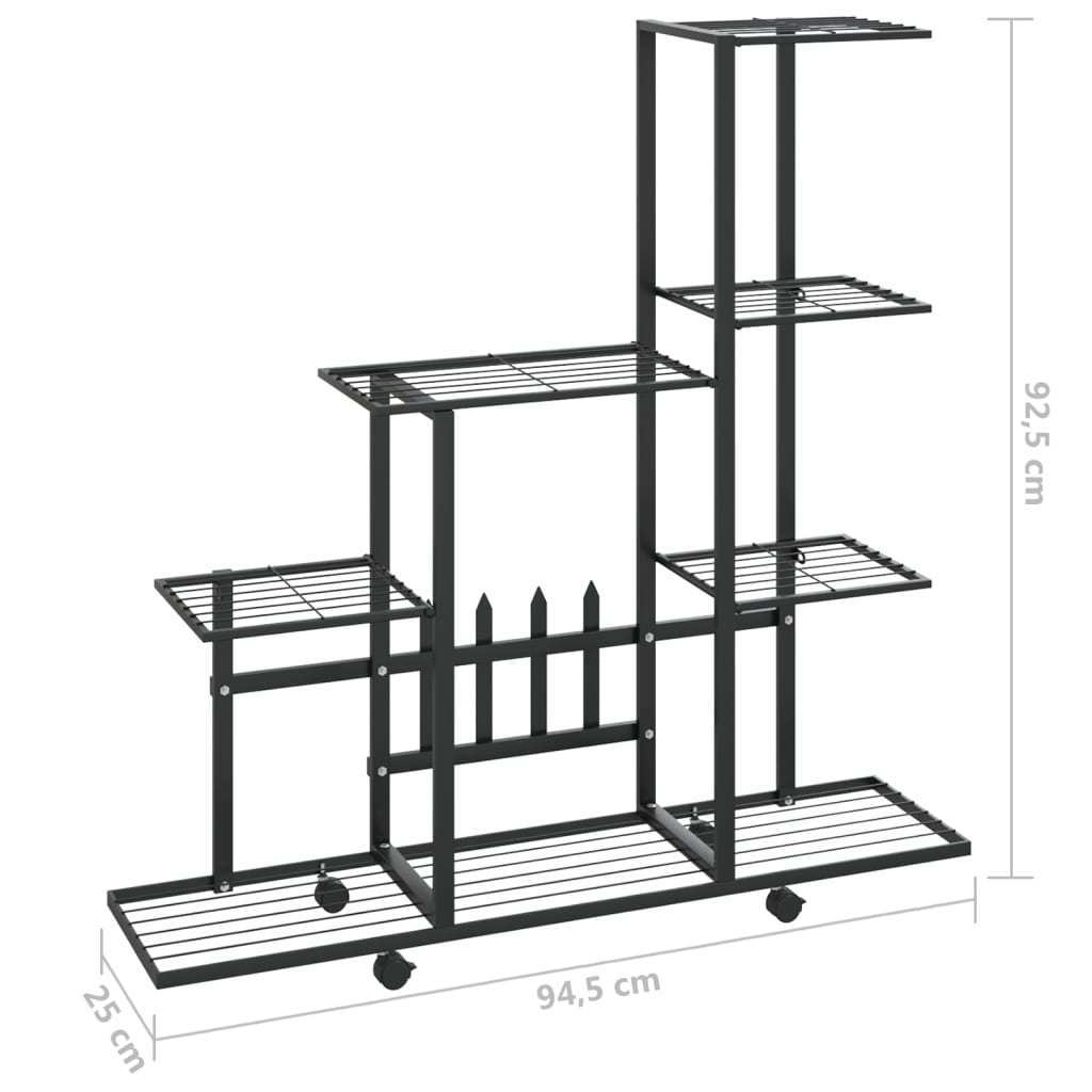 Minghou Metal Plant Stand Rack Multiple Flower Pot Holder Shelf Indoor Outdoor flower stand