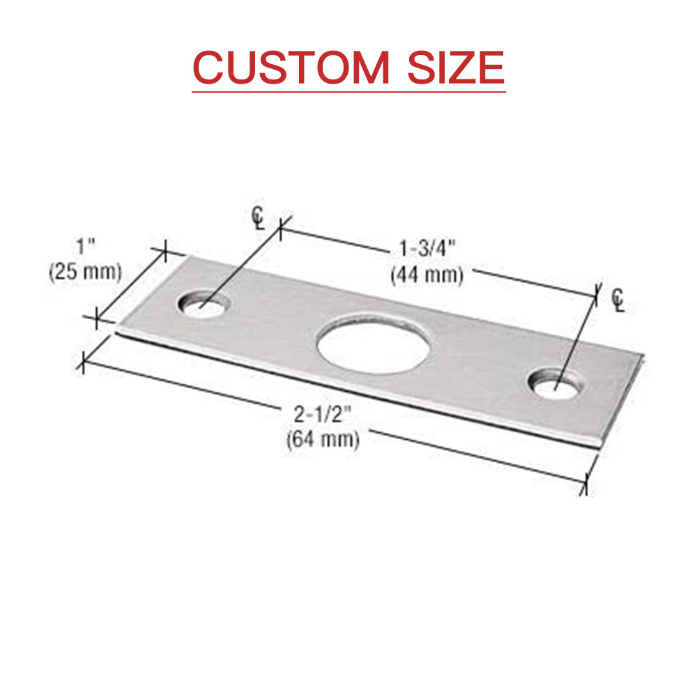 Custom strike reinforcement plate door lock american deadbolt installation kit