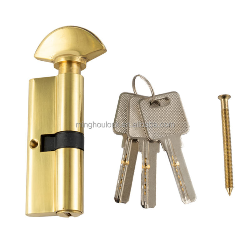 Security Lock cylinder for door locks Brass