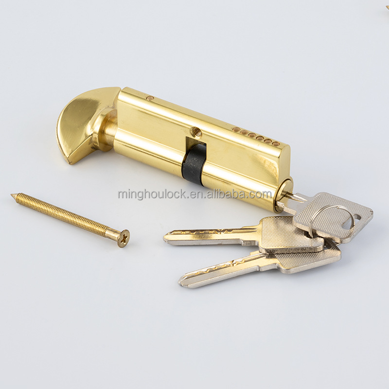 Security Lock cylinder for door locks Brass