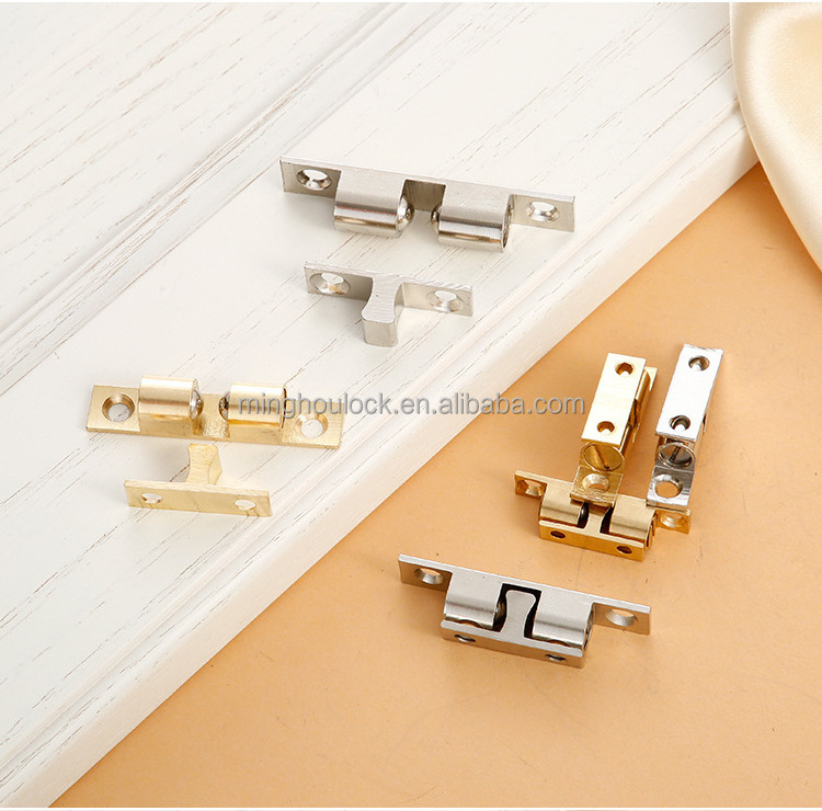 Solid brass door catches door closers double ball catch latch for cupboard