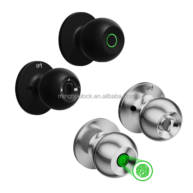 Tuya APP Smart Door Lock Inteligentes Fingerprint Inside Keyless Waterproof Digital Handle Smart Lock