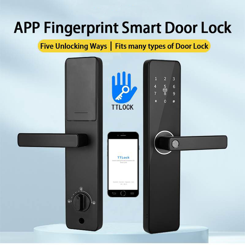 Door lock Remote control Safety USB Port Lock With Key Wifi Touch Keypad smart locks